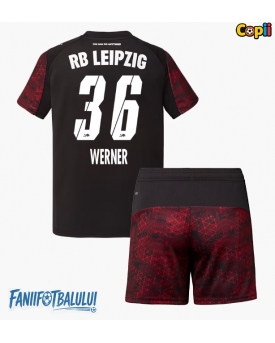 RB Leipzig Timo Werner #36 Echipament de Fotbal Replică 2025-26 Copii Treilea (+ Șorturi)
